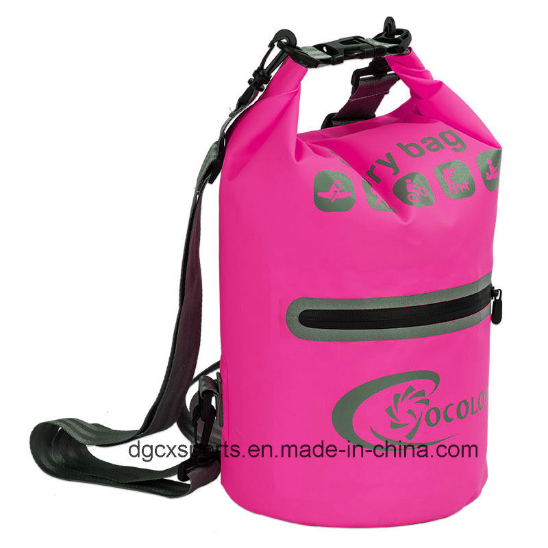 Swimming Sports 10L PVC Waterproof Backpack Barrel Dry Bags