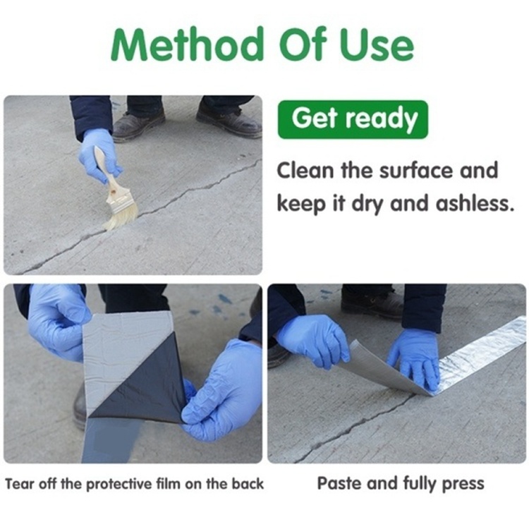 Multi-Purpose Waterproof Membrane Butyl Tape Single Side Adhesive Sealant Tape