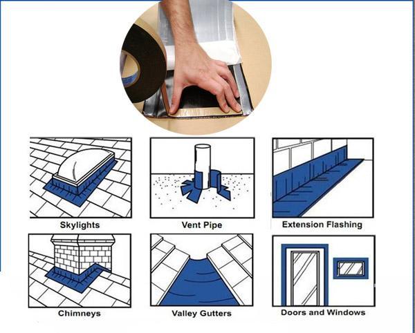 Flash Tape\Adhesive Tape\Bitumen Tape for Roof Waterproofing
