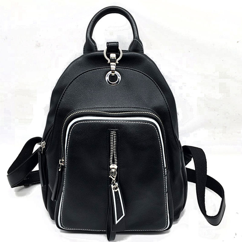 Wholesale Fashion Waterproof Zipper Women Backpack Handbag for College Student