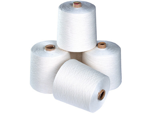 100% Raw White Spun Polyester Yarn 50/2 Sewing Yarn