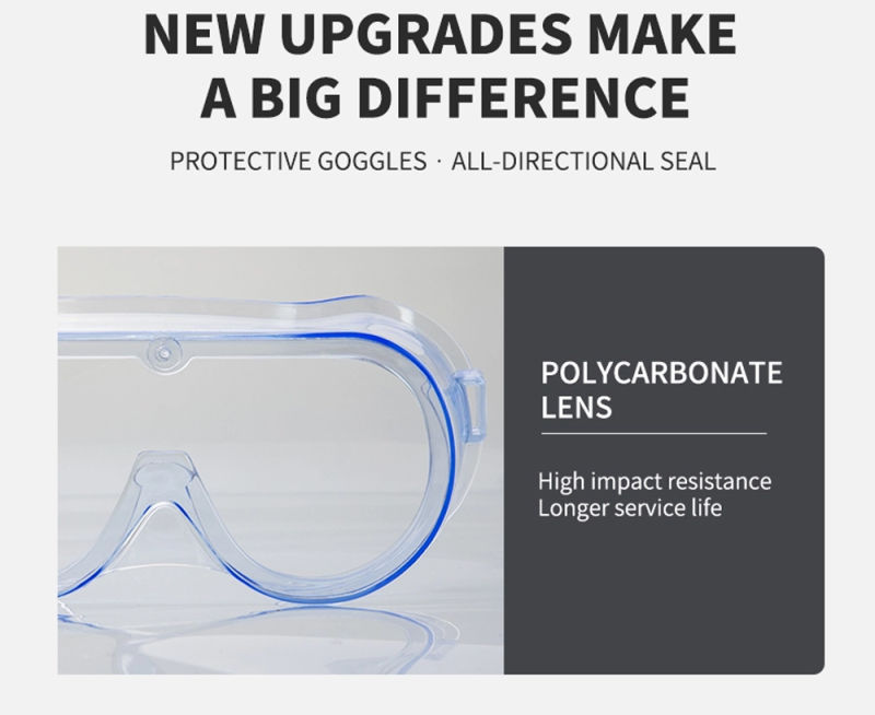 Eyes Protective Goggles Anti-Fog Safety Glasses for Adults