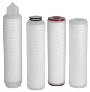 Large Flow Plastic Sterile Filter PP Pleated Water Filter Cartridge