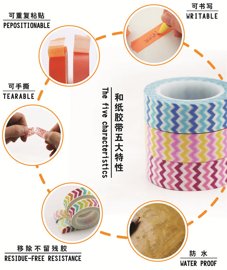 Washi Tape for Decroration DIY Masking Tape Adhesive Tape