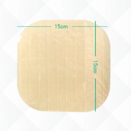 Disposable Medical Supplies Transparent Hydrocolloid Dressing G1315 Size 15X15cm