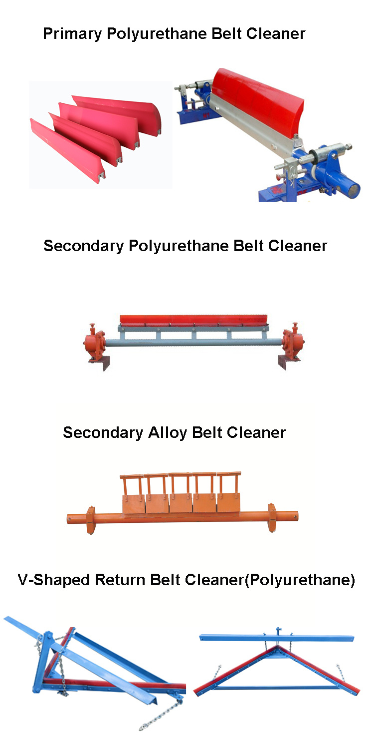 Primary and Secondary Polyurethane Conveyor Belt Cleaner Conveyor Belt Scraper for Mining