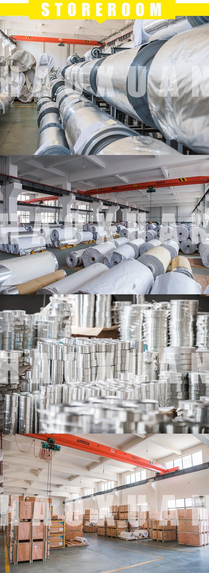 Strong Adhesion Heat Insulation Packing Aluminum Foil Tape in Vessel Engine Room