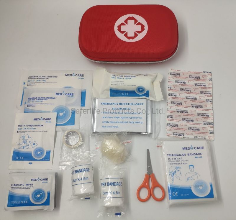 Car Travel Wound Care First Aid Kit with Ce FDA