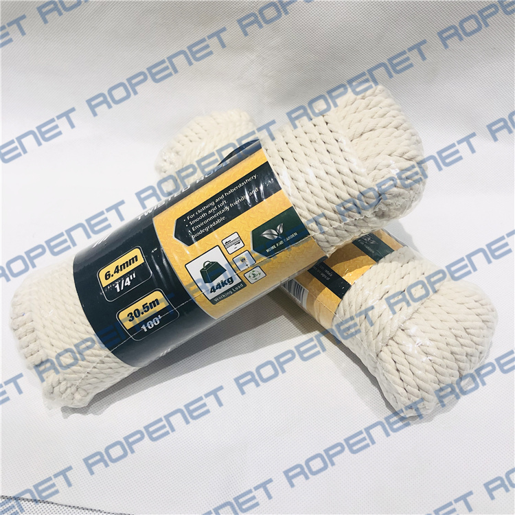 Natural Cotton Twisted Rope Hardware&Tool Use