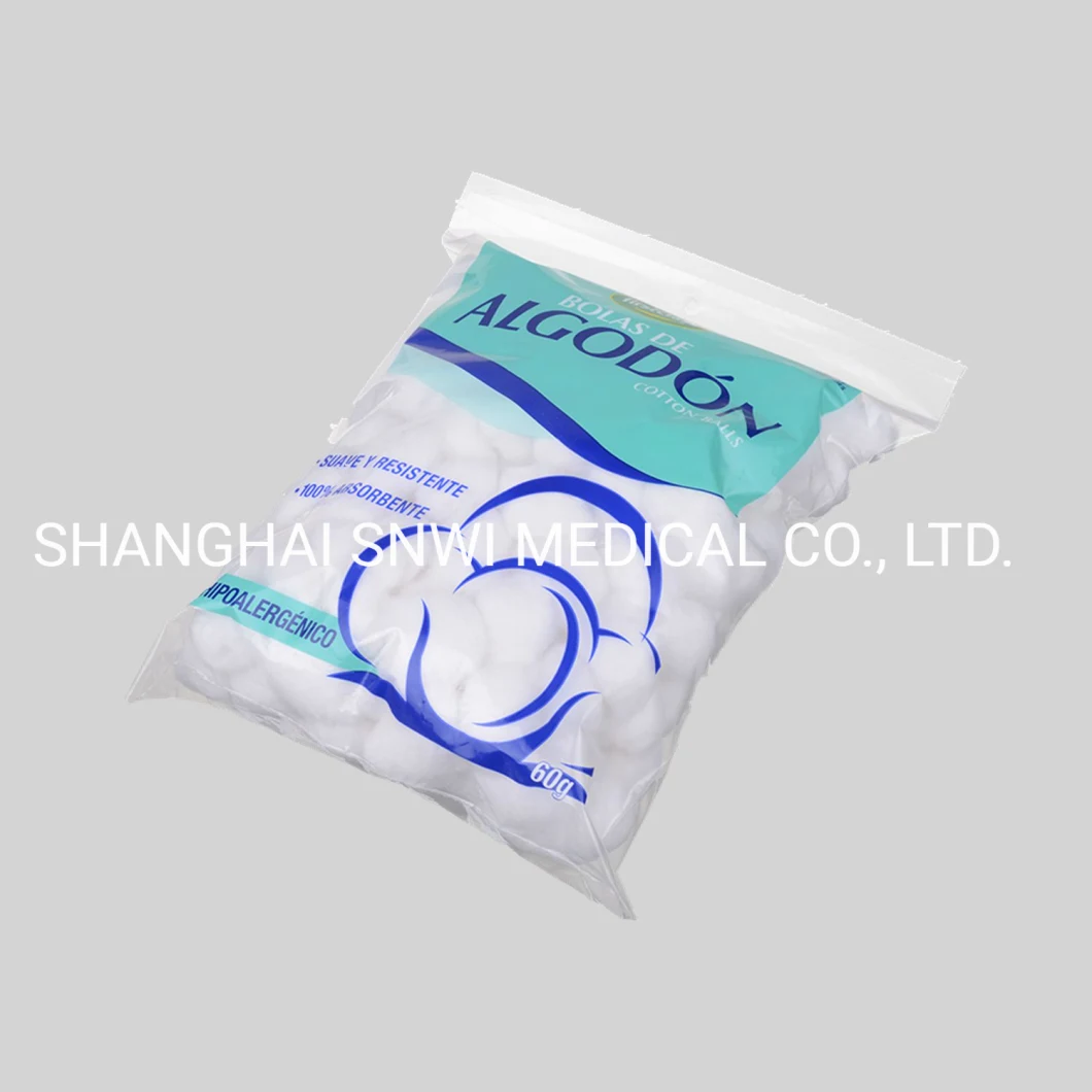 Disposable Medical Consumables Surgical Dressing Sterile Absorbent Cotton Gauze Ball