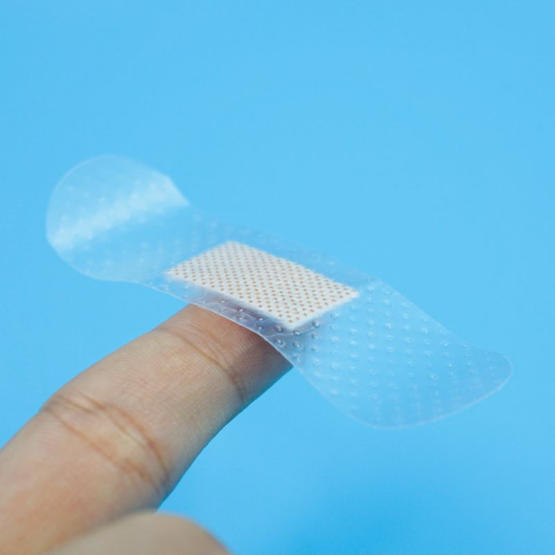 Band Aid Adhesive Bandage High Elastic PE Transparent Waterproof Medical Plaster Wound Care FDA CE OEM
