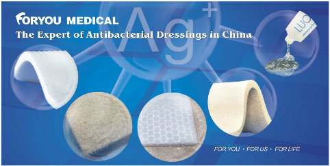Top Quality Antibacterial Silver Alginate Dressing with FDA510K