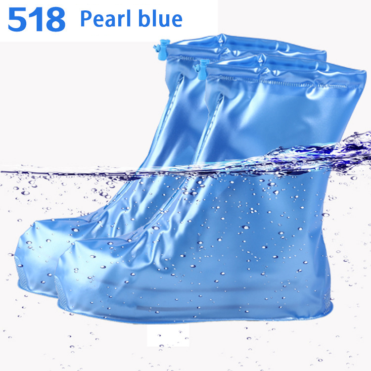 Wholesale Manufacturer Hot Selling Portable PVC Pearlred Waterproof Shoe Covers