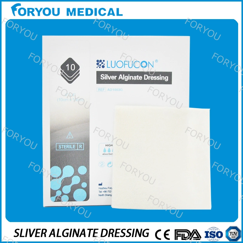Wholesale Diabetic Supplies AG Alginate Dressing Silver Alginate Silvercel Silver Wound Dressing