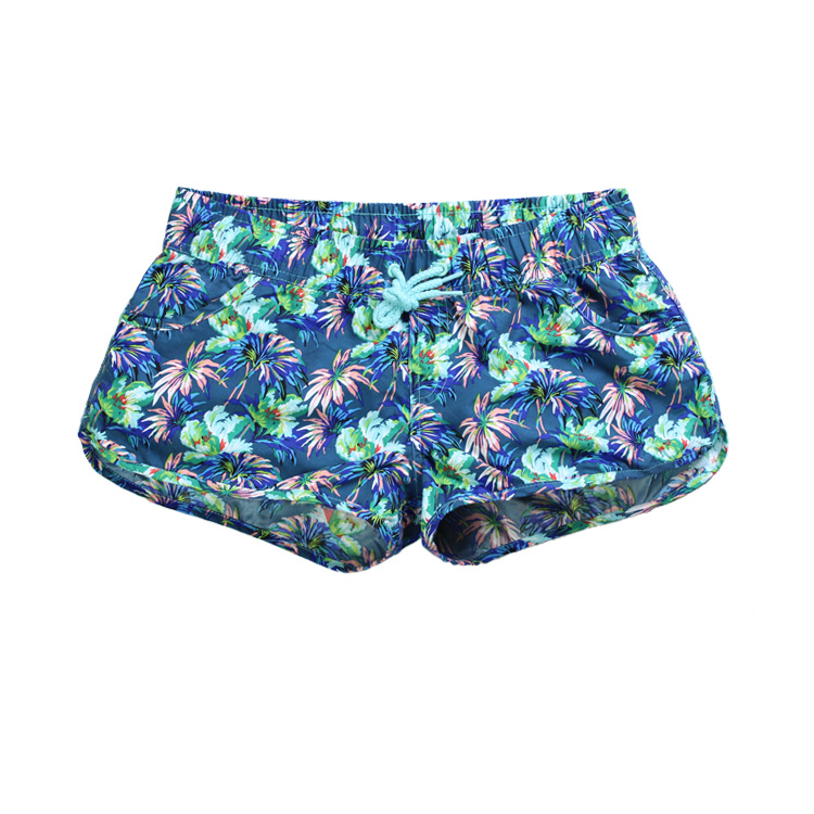 OEM Beach Shorts Casual Swim Shorts Waterproof Breathable Fabric Comfortable Women Swimming Shorts