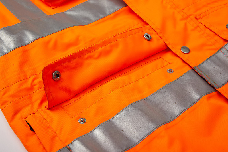 Safety Workwear Raincoat with Reflective Tape/Adult Raincoat/Rain Jacket