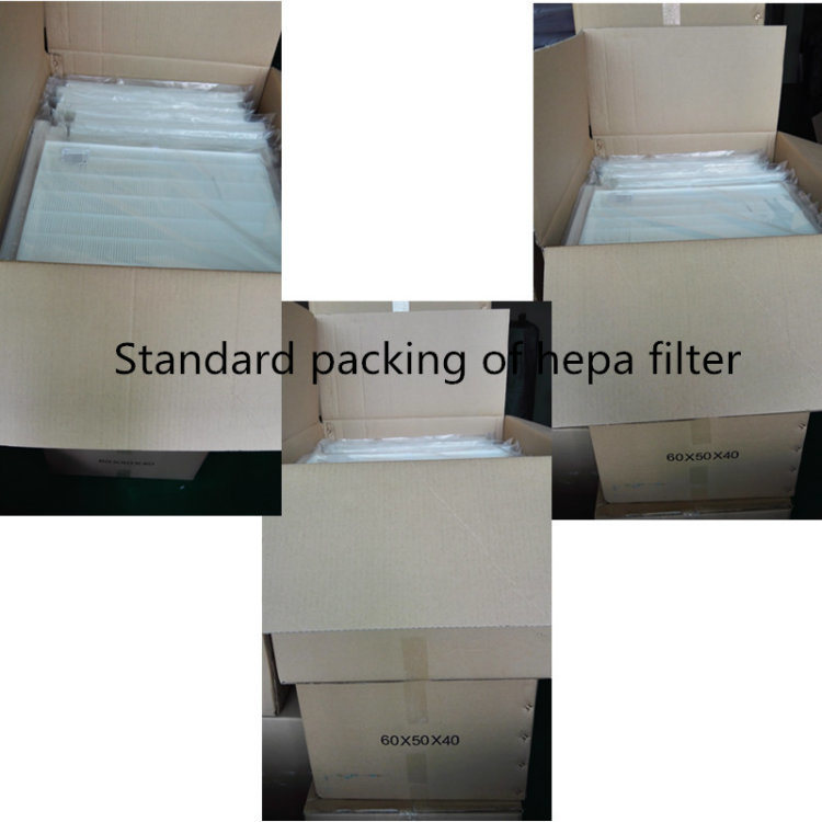 HEPA Filter with Paper Frame for Collecting Dust