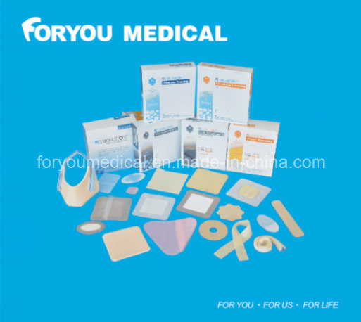 Manufacturer China Advanced Breathable Waterproof Wound Foam Dressing with Silicone
