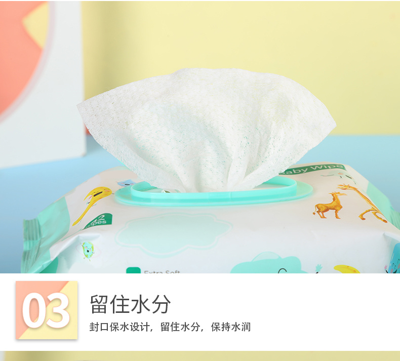 80PCS Disinfectant Wipes Baby Wipes for Sensitive Newborn Skin