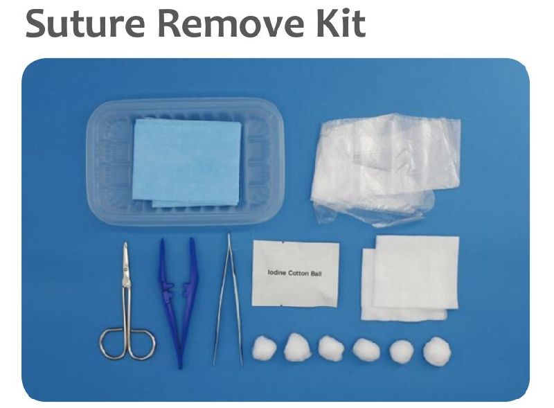Surgical Suture Set Disposable Sterile Wound Dressing Kit
