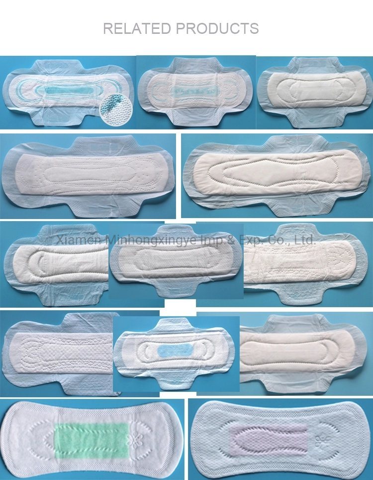 Free Sample Wholesale B Grade Lady Anion Pads Extra Care Sanitary Napkin