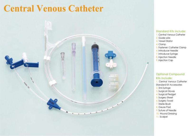 Antimicrobial Central Venous Catheter for Hospital Use