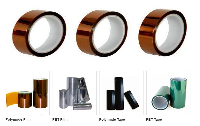 Pet Adhesive Tape/Polyester Adhesive Tape/Different Cplor Polyester Film Adhesive Tape
