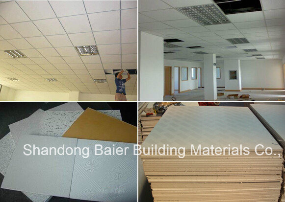 PVC Laminated Gypsum Ceiling Tile/PVC Gypsum Ceiling Tile/Gypsum Ceiling Board/Gypsum Ceiling/High Quality/Standard Gypsum Board/Gypsum Board