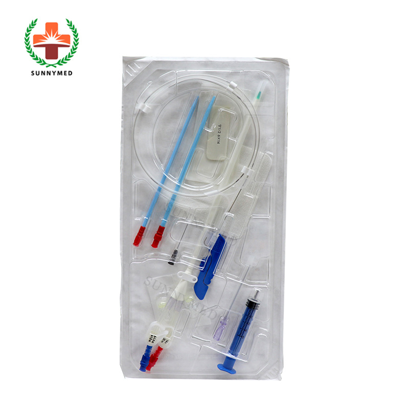 Sy-Hc Medical Disposable Double Lumen Hemodialysis Kit Dialysis Catheter