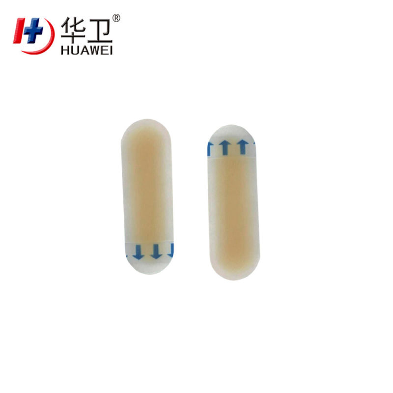 Adhesive Thin Border Hydrocolloid Foot Care Wound Dressing for Small Wounds China Factory OEM