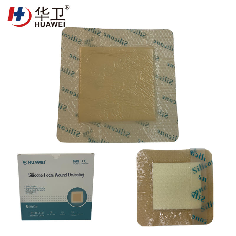 Medical Foam Dressings Adhesive Aborbents Wound Silicon Wound Dressing