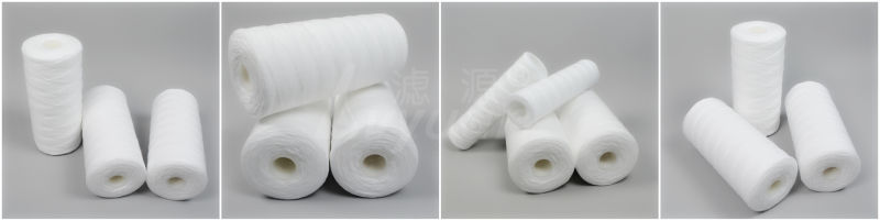 PP Sediment Spun String Wound Water Filter Cartridge for Food and Beverage