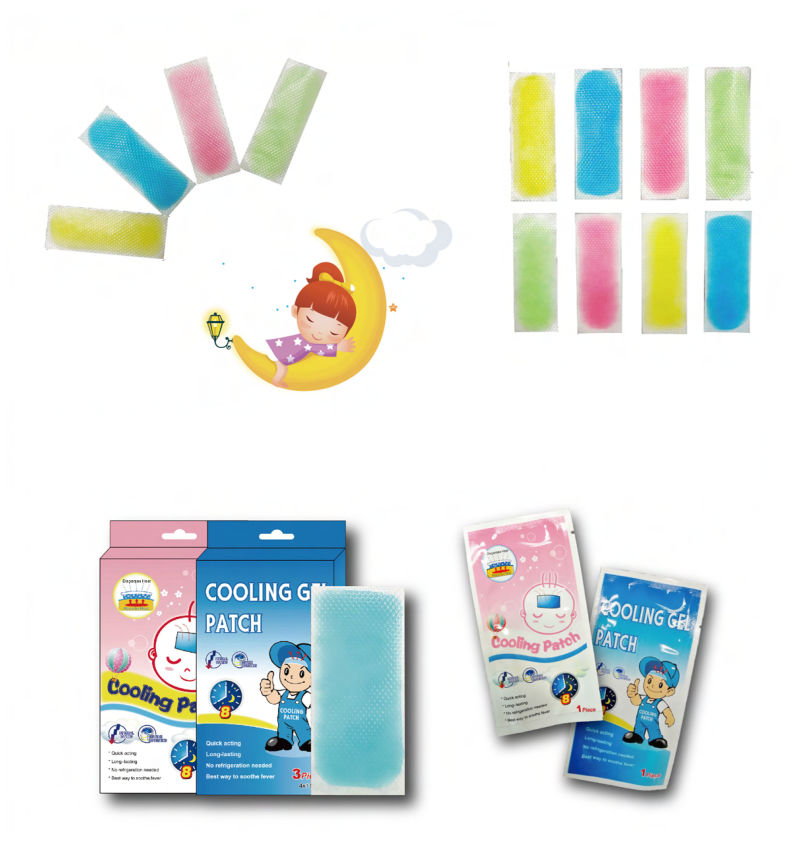 Disposable Baby Gel Fever Cooling Patch for Relief Headache