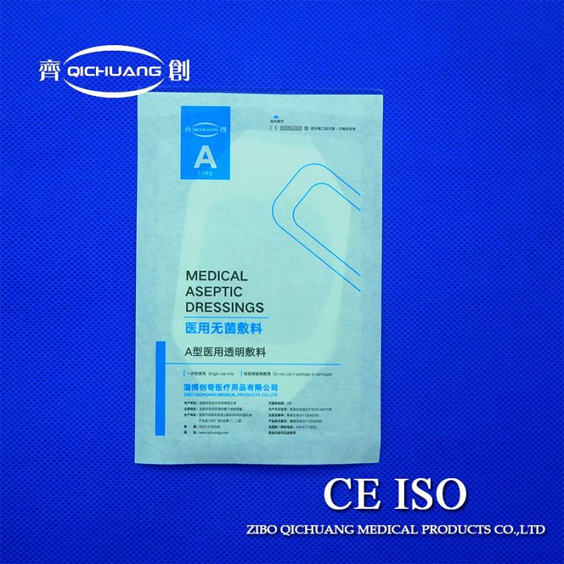Medical Supplies Transparent Film Dressing, Frame Style, with Label, IV Dressing with Window