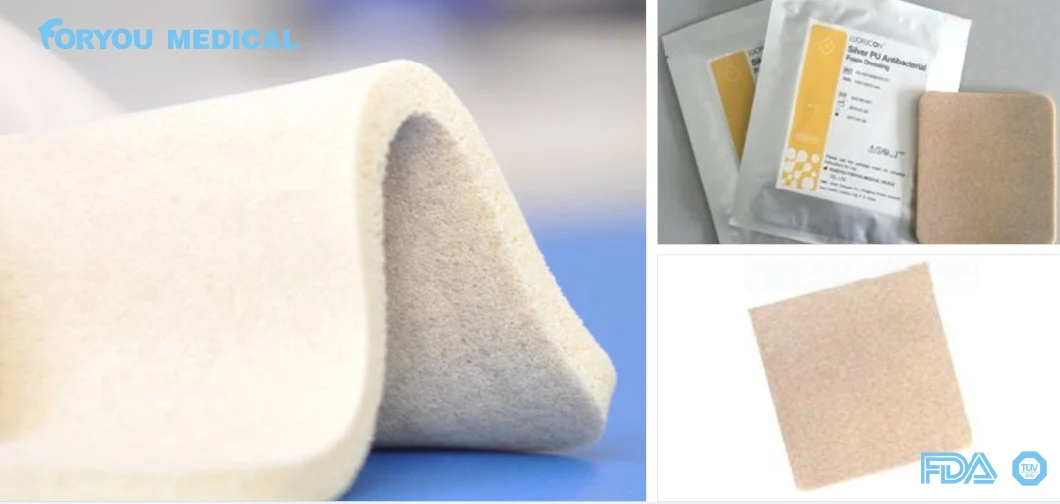 Huizhou Necrotic Wound Dressing Silver Ion Antimicrobial Foam Dressings