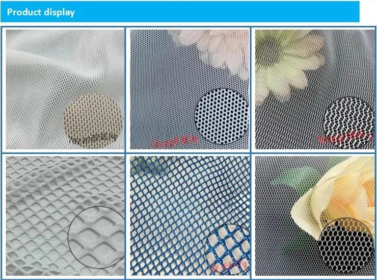 Gezi Knitted Warp Knitting Customized Color Tulle Net Fabric for Wedding Dresses and Mosquito Nets