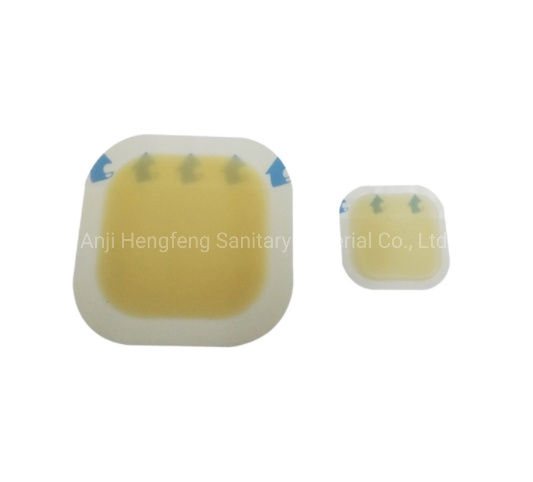 OEM/ Hot Sale Sterile or Non Sterile Semi-Transparent Hydrocolloid Dressing Many Types