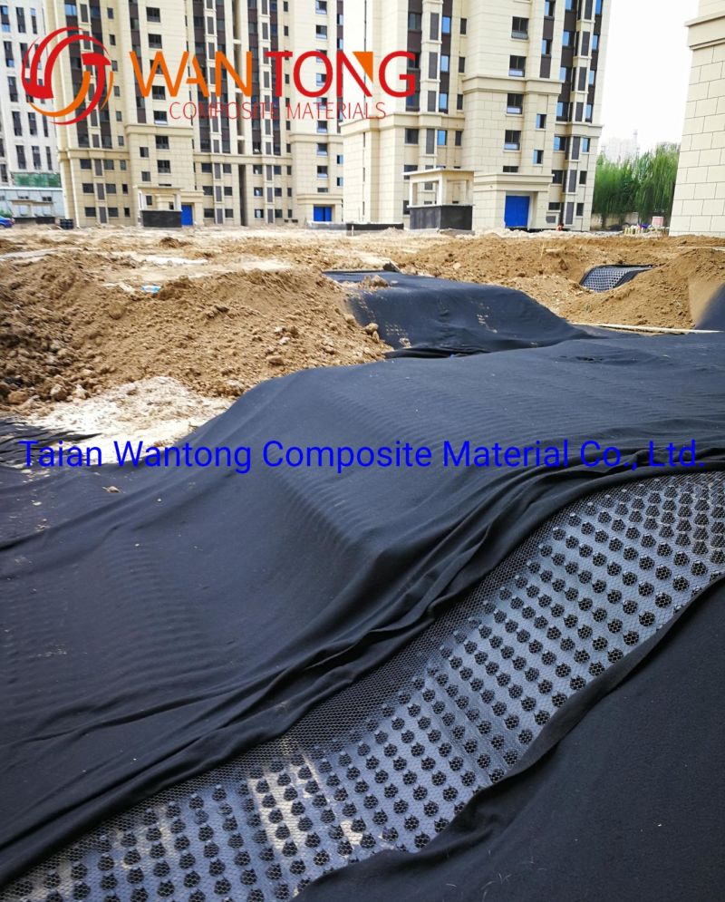 Plastic Roof Garden HDPE Composite Drainage Board/Drainage Sheet with Dimple