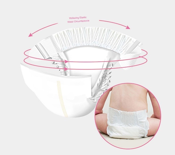 Disposable Cute Infant Baby Diapers for Sensitive Skin