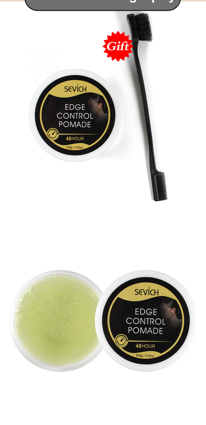 Wholesale Extra Strong Hold Edge Control with Brush