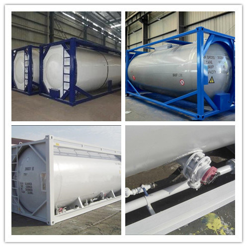 20feet Tanker Container Plaster Powder Tank Container for Powder Transport