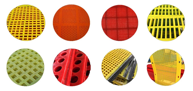 Polyurethane Screen Panels and Plates for Vibrating Screens for Ore Dressing Process