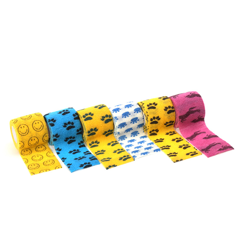 Directly Factory Nonwoven Printing Cohesives Bandages Printed for Dog