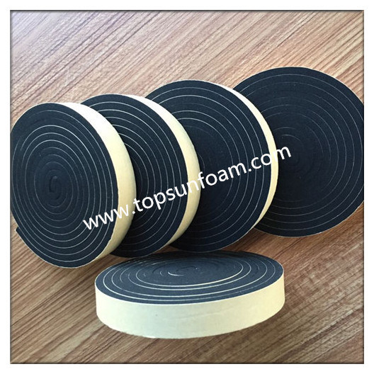 Closed Cell Neoprene Foam with Solvent-Based Acrylic Adhesive for Tape