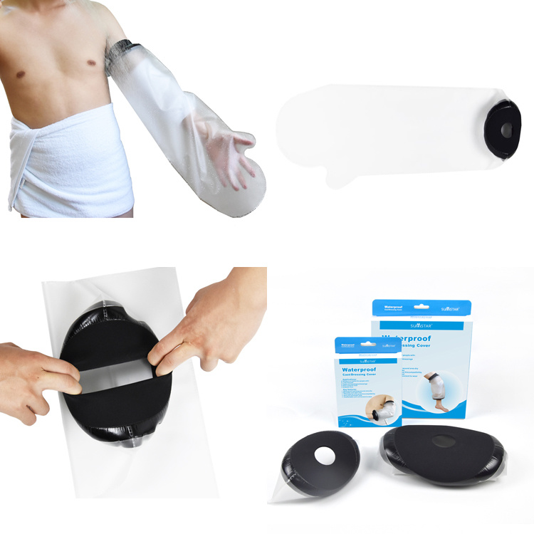 Waterproof Surgical Bandages Dressing Adult Half Arm Cover Protectors