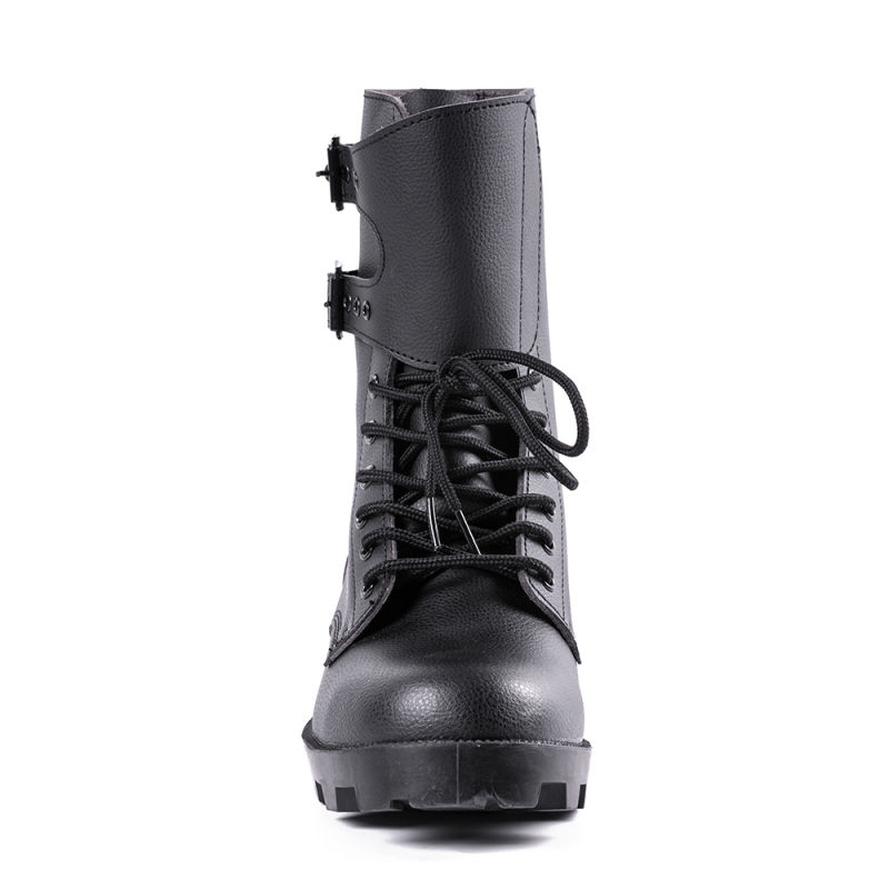 Military Leather Boot Army Parade Boot Black Leather Boot