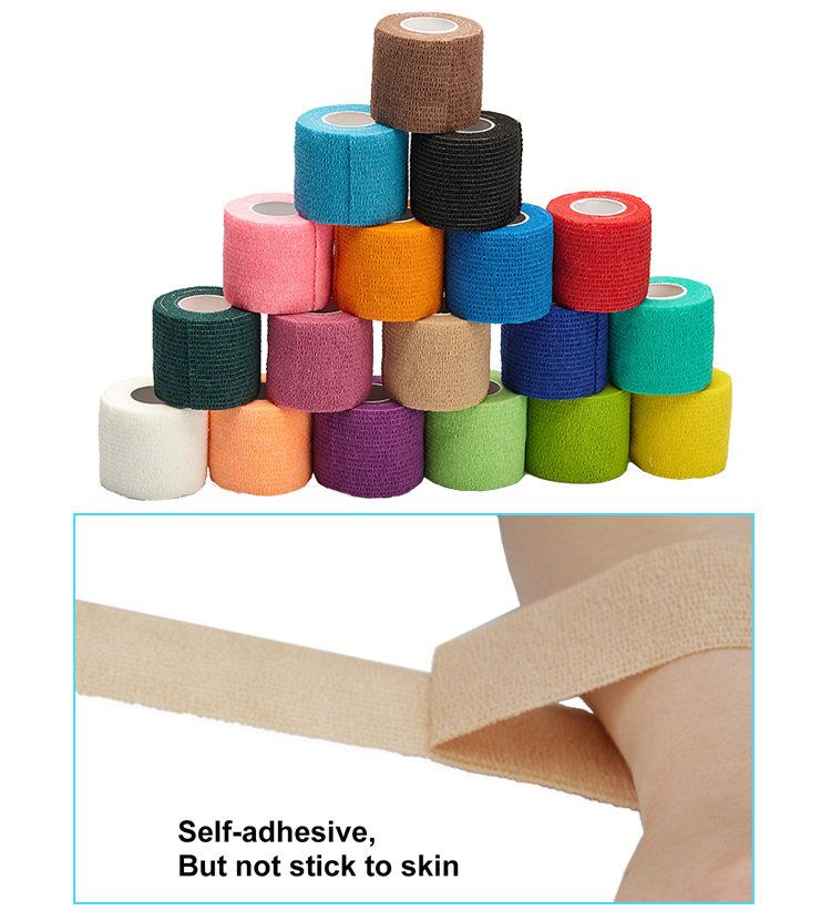 Elastic Bandage, Self-Adhesive Bandage, Sport Wrap Bandage, ISO13458, FDA, Ce