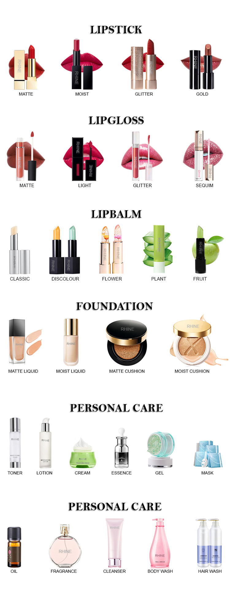 Private Label Cosmetics Face Makeup Foundation Liquid Foundation Container Waterproof Foundation