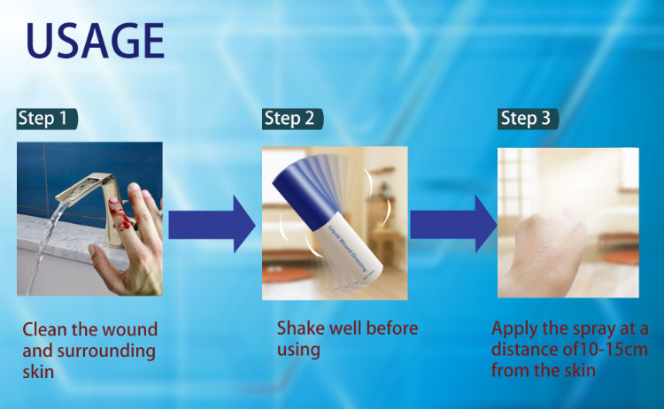 Chitosan Medical Wound Care Liquid Dressing Promote Wound Healing Spray Dressing Wound