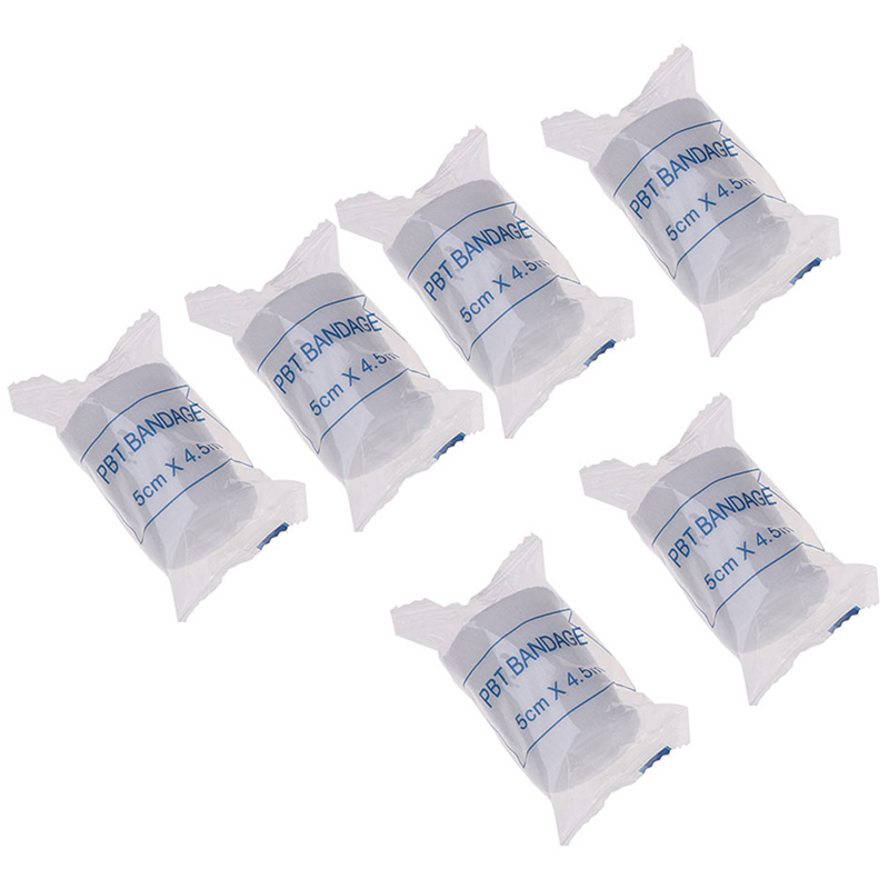 Disposable Medical Elastic White PBT Conforming Bandage Web Roll Bandage